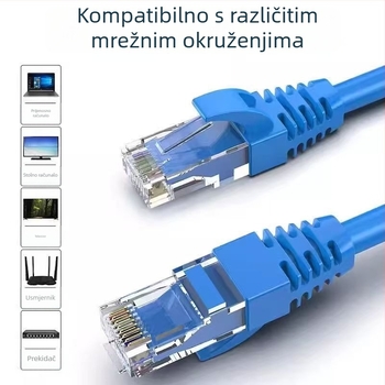 Cat6 Ethernet kabel, brzi Gigabit, za unutarnju i vanjsku upotrebu, duljine 1–20 m