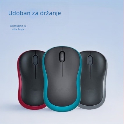 Bežični miš M185/M186, ergonomski dizajn za gaming, ured i dom, kompatibilan s desktopom i prijenosnikom