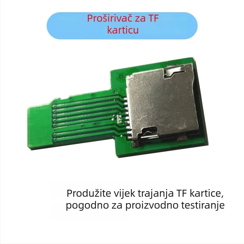 TF/micro SD testni adapter pločica, produžni adapter, muško-ženski spoj, aluminijsko jezgro PCB