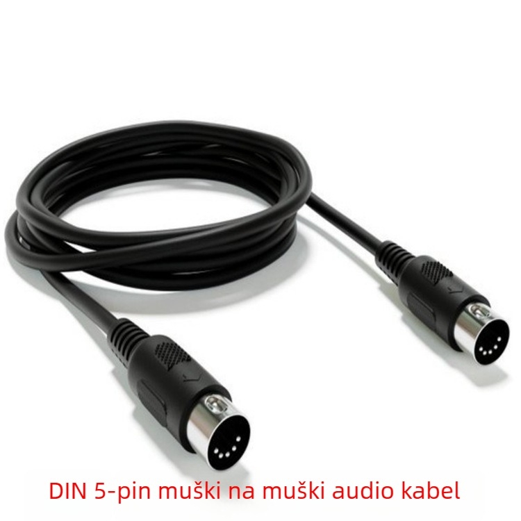 Adapter kabel, 5-pin DIN muški konektor, bakreno jezgro, duljina 1,5 m