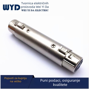 XLR ženski–ženski adapter za trožilni Caron konektor