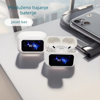 A9Pro bežične Bluetooth slušalice s dodirnim zaslonom, ANC redukcija buke, In-Ear stereo zvuk, Bluetooth 5.0, trajanje baterije više od 8 sati