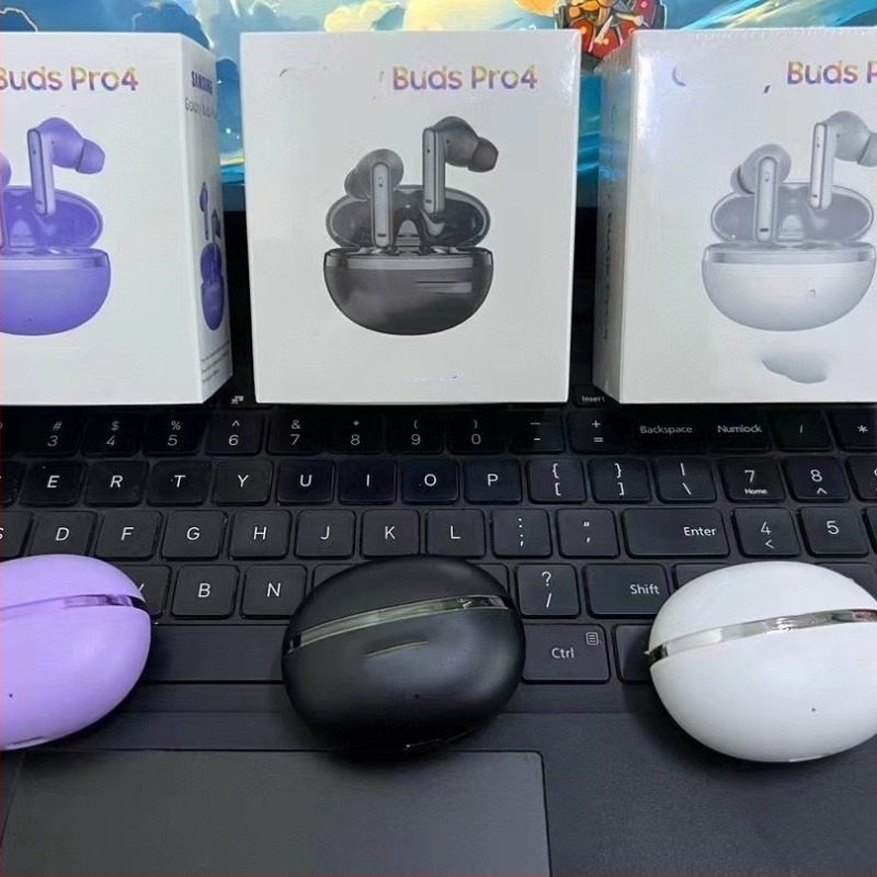 Galaxy Buds4 Pro-kompatibilne bežične slušalice za uho, stereo zvuk, BT 5.0, domet 10 m, trajanje baterije 0–4 h, vodootporne