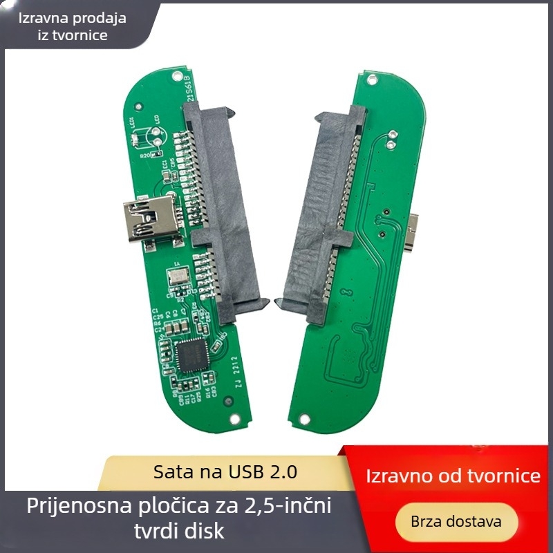 Ploča adaptera tvrdog diska SATA na USB 2.0, model 1618, brend Neutral, OEM obrada