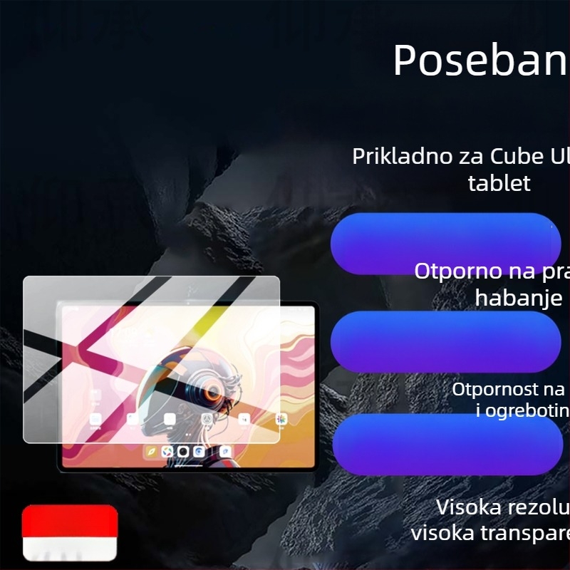 Zaštitna folija za zaslon Cube Ultra Pad — prednja membrana, tekući nano materijal, HD oštrina