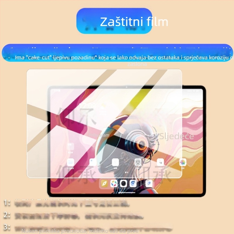 Zaštitna folija za zaslon Cube Ultra Pad — prednja membrana, tekući nano materijal, HD oštrina