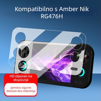 Zaštitni film za Ambernic RG476H ručnu konzolu – tekući nano film, prednja membrana, HD