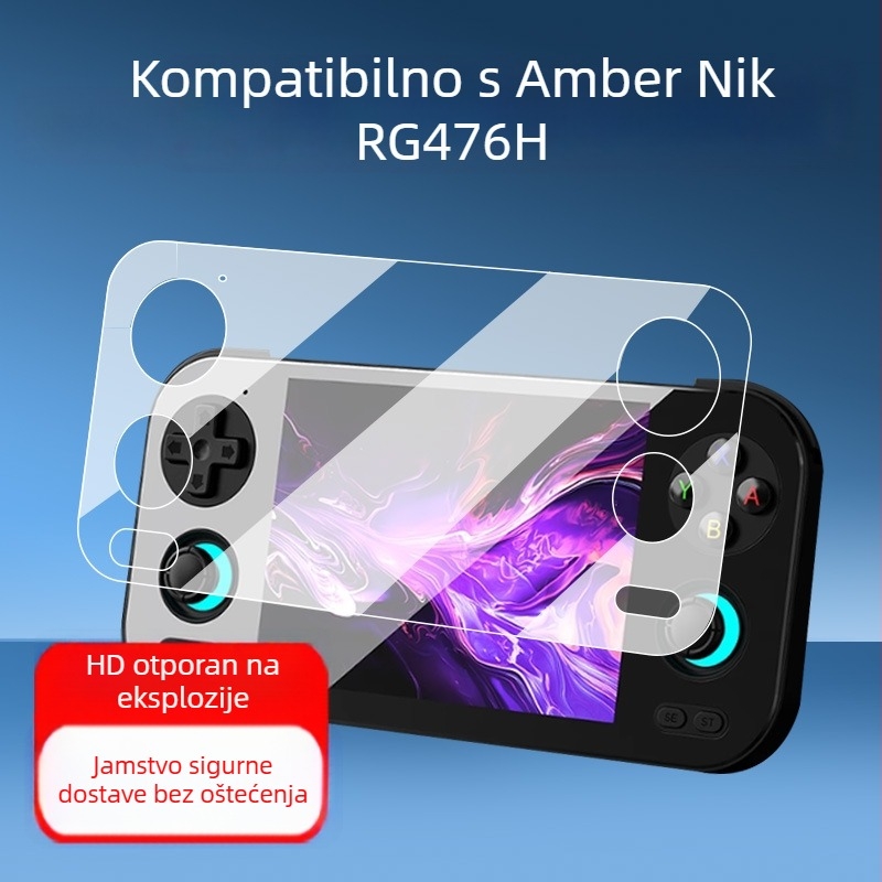 Zaštitni film za Ambernic RG476H ručnu konzolu – tekući nano film, prednja membrana, HD