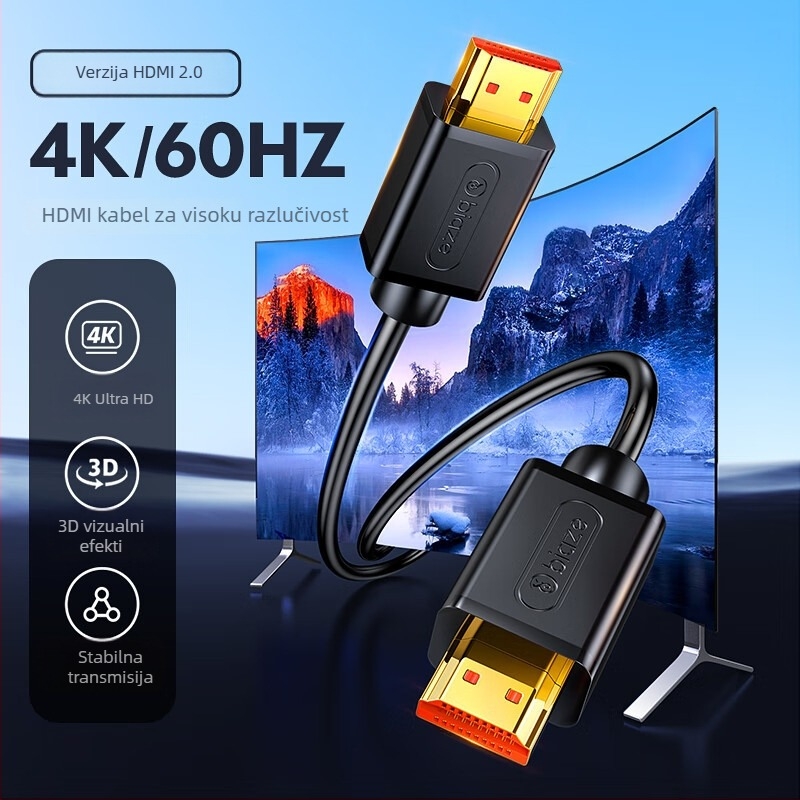 Biaz HDMI kabel, 4K60Hz, HX1/HX102 serija, Zh120