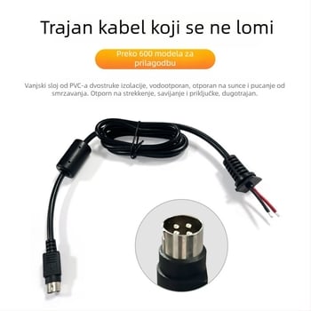 Automobilski kabel za napajanje i video s aviation konektorom za stražnju kameru, USB na utičnicu kartice s tin-tail konektorom; izlazi 2025; kompatibilan s mišem, tipkovnicom, ventilatorom i lampom za komarce; prilagođeni uzorci; račun uključen