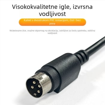 Kabel s 4 jezgre s avion-konektorom za vozila – napajanje i video za kameru za vožnju unatrag, duljina 0.3-2 m, prilagođeni uzorci