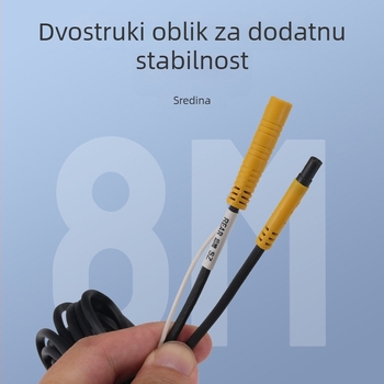 Kabel za povezivanje 360° automobilne panoramske kamere za dash cam, PVC ovojak, RoHS, Audio/Video