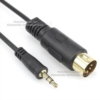 3,5 mm audio na MIDI kabel za instrumente s DIN 5-pin, za snimanje električne klavijature i električnih bubnjeva