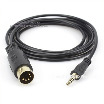 3,5 mm audio na MIDI kabel za instrumente s DIN 5-pin, za snimanje električne klavijature i električnih bubnjeva