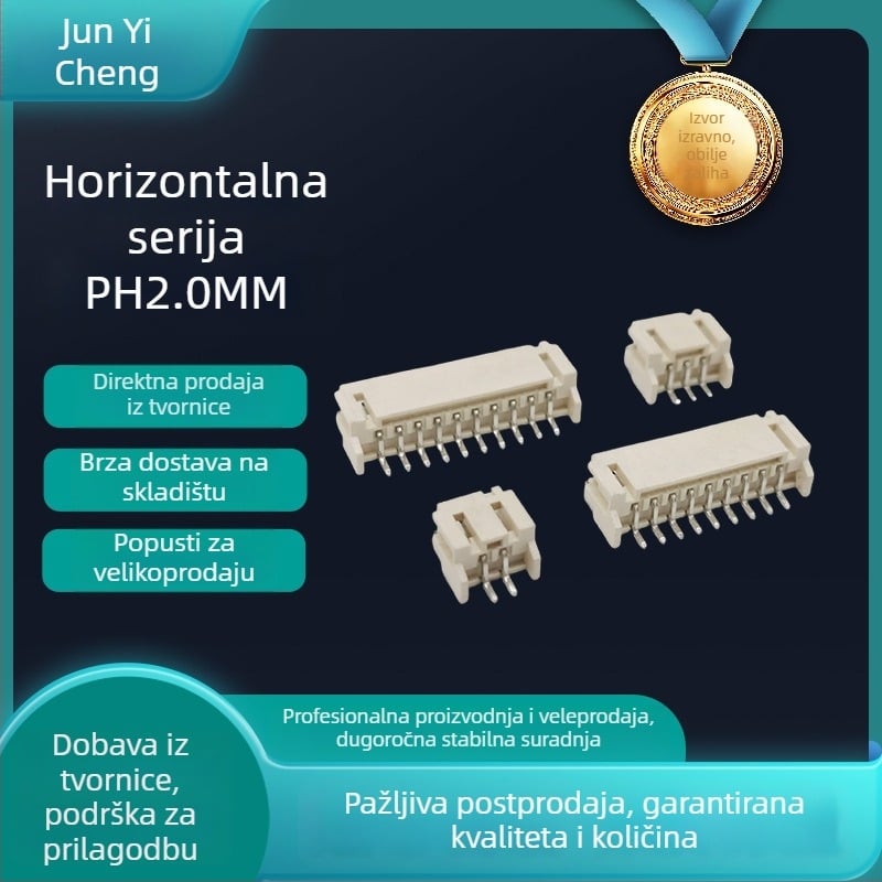 PH2.0MM horizontalni SMT konektor za utičnicu