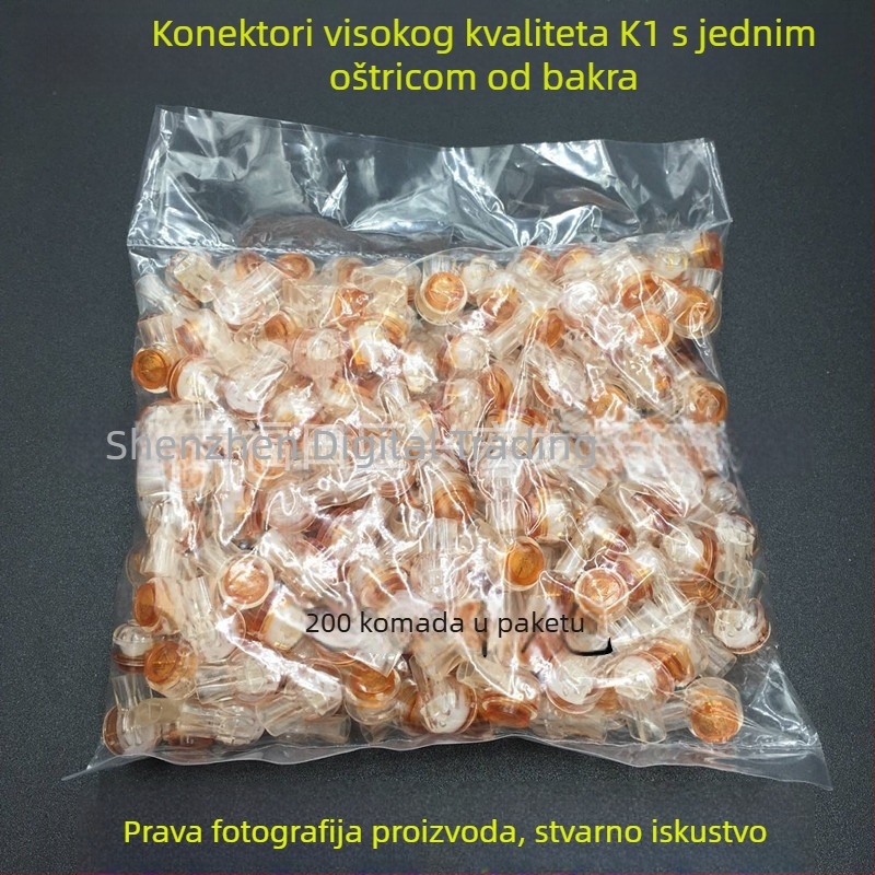 K1 jednopolski terminal od bakrenih pločica, 200 komada u pakiranju