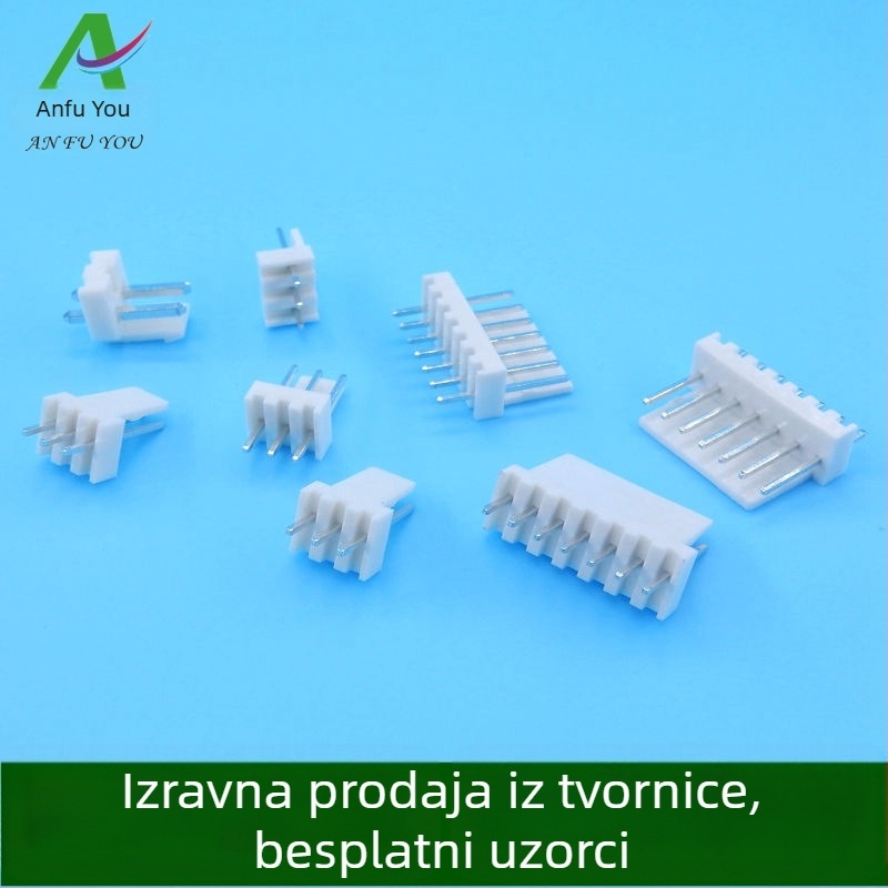 KF2510 Pravokutna utičnica za pinove, 2P–12P, Razmak 2,54 mm, bakreni kontakti, za 3C digitalne primjene