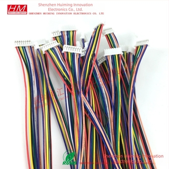 8PIN terminalna linija, 8P, razmak 1,25 mm, dvostruka glava, u istom smjeru ili obrnuto, duljina 5 cm / 50 mm, obojena elektronička linija