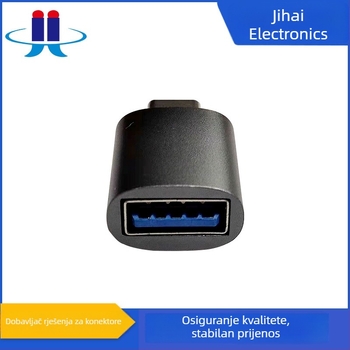 OTG USB-C na USB-A adapter, USB-C muški priključak na USB-A ženski priključak, s korak konektorom, 10 Gbps