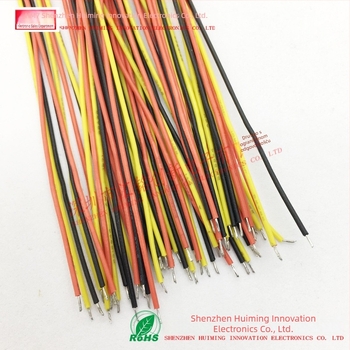 Šareni kabel za spajanje, 3-pinski, 3 vodova, razmak 1,0 mm, SH terminal s jednim krajem, duljina 10 cm