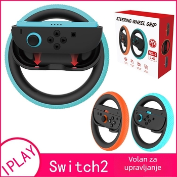 IPLAY Držač volana Switch2 – lijevi i desni upravljač, 2 komada, 122 g