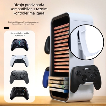 Stalak za pohranu kartica za Switch/PS/Xbox i nosač kontrolera, stalak za disk PS5/NS – model L866/L867