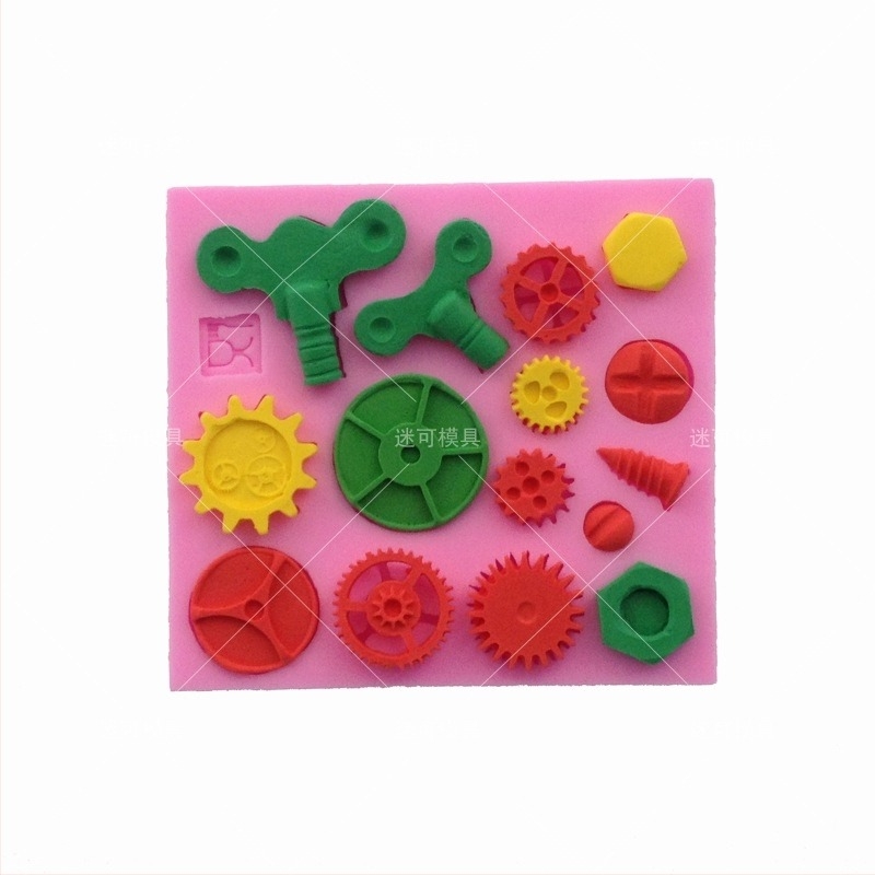 Silikonska kalupa za pečenje za čokoladne ukrase – pravilan mnogokutni oblik; pakiranje Opp bag; kategorija: kalupe za pečenje/torte