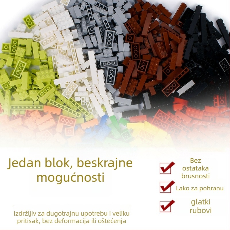 Jagler pribor za blokove – ABS plast, kompatibilan s blokovima; pakiranje 50 g, uzrast 7–14 godina