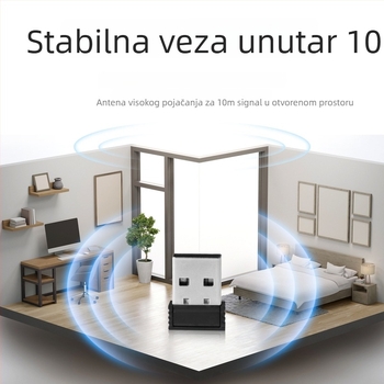 Bluetooth prijemnik za gamepad — USB sučelje; izravna Bluetooth veza; podrška vibracija; kompatibilan s PS5/PS4/Switch/PC; model M01
