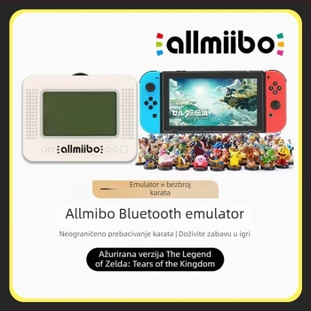 Amiibo NFC akrilni kućište za Allmibo Tears of the Kingdom podatke | Type-C sučelje | Bežična veza | ABS materijal | Kompatibilno s Nintendo Switch
