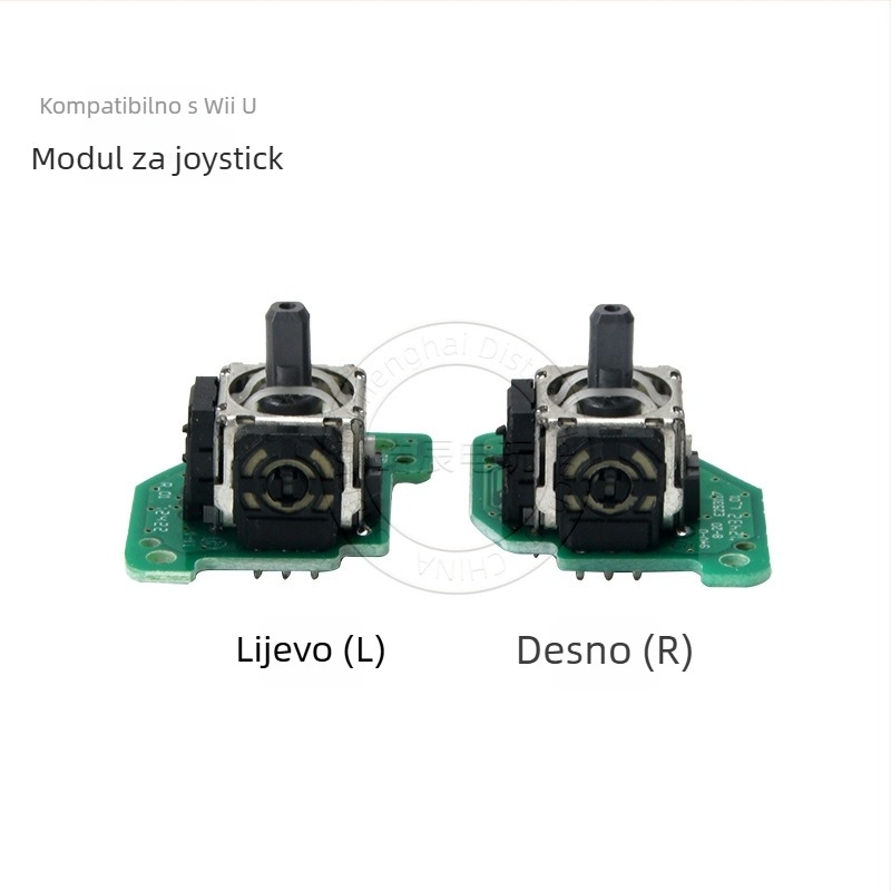 Wii U modul joysticka za lijevi i desni s PCB sklopom, bez vibracija, 13 g