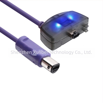 NGC-GBA spojni kabel s indikacijskim svjetlom – duljina 1.8 m (Model: CGB004; Tip kabela: kabel za igre; Težina: 0,05 kg; Kompatibilnost: NGC→GBA)