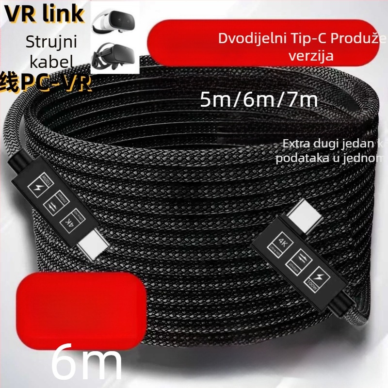 Neutral USB 3.2 potpuno funkcionalan kabel za podatke s dvostrukim USB-C konektorima, Rohs certificiran, jezgro od cínirane bakrene žice, TPES vodilice materijal