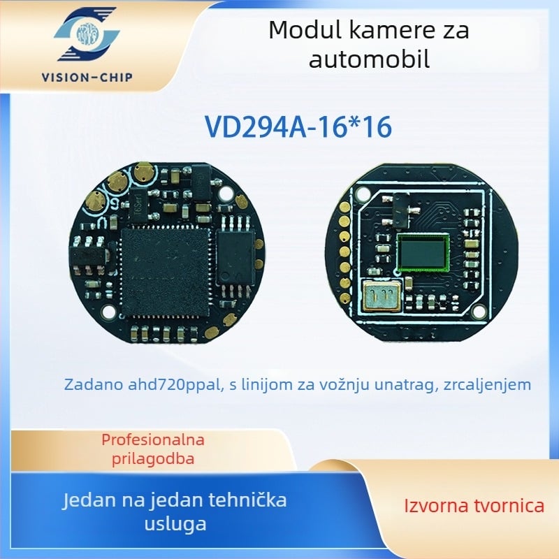 Modul automobilske kamere za 360° panoramski pogled unatrag, 720P, 3D uklanjanje šuma, AHD