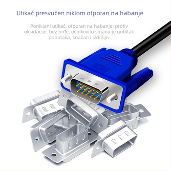Jinghua VGA kabel za prijenosno računalo i stolno računalo za TV ili monitor, duljina 1,5 m