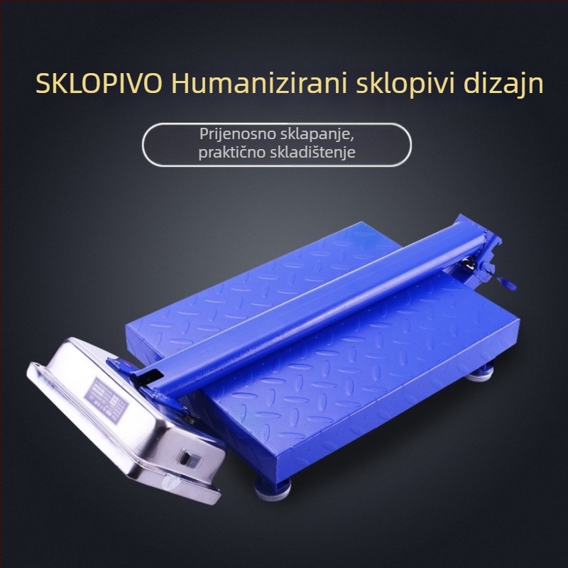 Elektronička platformska vaga s nosivošću 150 kg za komercijalnu uporabu