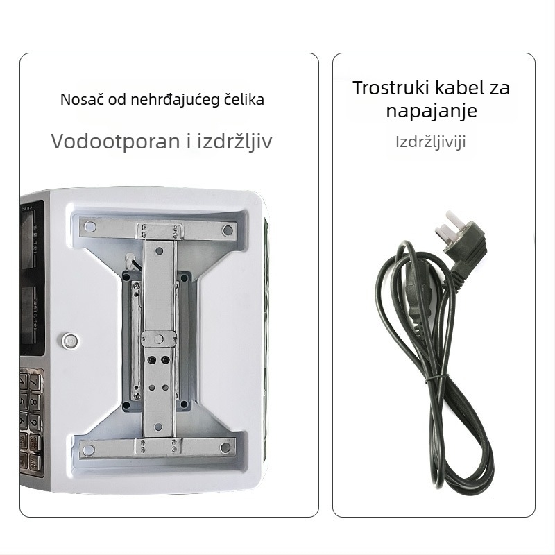 Great Red Eagle HY-832B 30 kg Vodootporna kuhinjska stolna vaga – komercijska precizna elektronička vaga