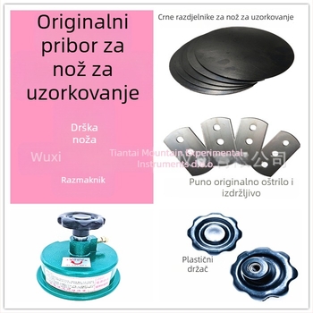 Nuž za uzorkovanje s oštricom i dodatnim priborom, plastičnom držaču i digitalnom vaga | Model 03 | Opseg vaganja: 100 | Ukupne dimenzije: kvadratne