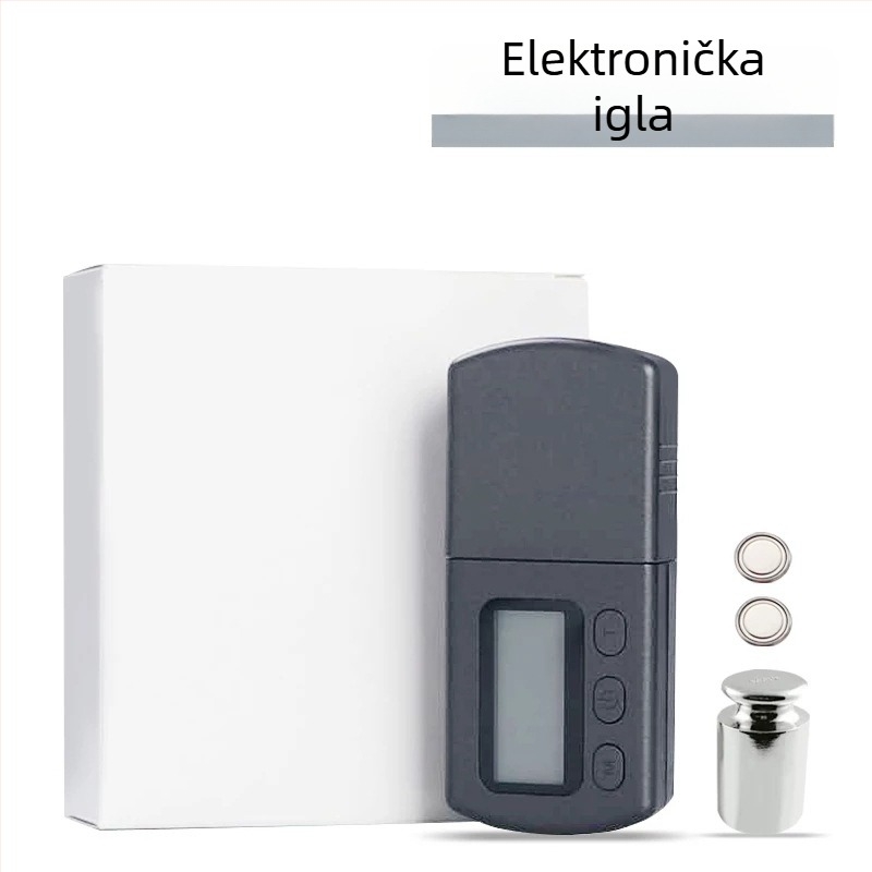 Digitalna karat vaga za nakit (Model 5G, raspon 5 g, rezolucija 0,01 g, napajanje litijskom baterijom, za nakit)