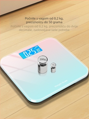 Punjiva elektronička vaga za kućnu upotrebu – dječja vaga, kompaktno mjerenje tjelesne težine