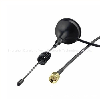 Vanjska omnidirekcijska RFID antena MS-XP-433, 3 dBi, 433 MHz, 50 Ω, SMA ili prilagođeni konektor, s usisnom čašicom