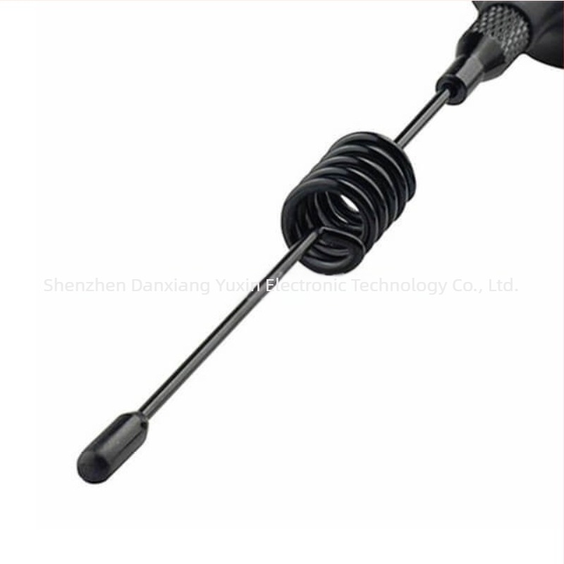 Vanjska omnidirekcijska RFID antena MS-XP-433, 3 dBi, 433 MHz, 50 Ω, SMA ili prilagođeni konektor, s usisnom čašicom