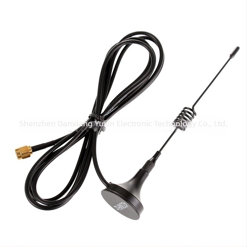 Vanjska omnidirekcijska RFID antena MS-XP-433, 3 dBi, 433 MHz, 50 Ω, SMA ili prilagođeni konektor, s usisnom čašicom