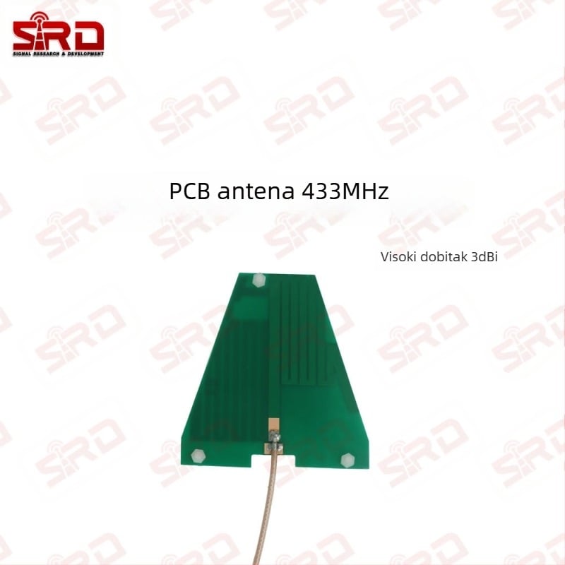 PCB antena patch za UAV, 400MHz, visok dobitak, usmjerena, ugrađena PCB antena