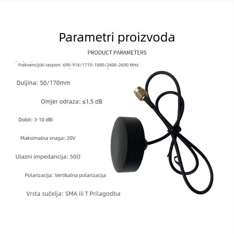 Vanjska vodootporna RF antena za 4G modul u ormariću
