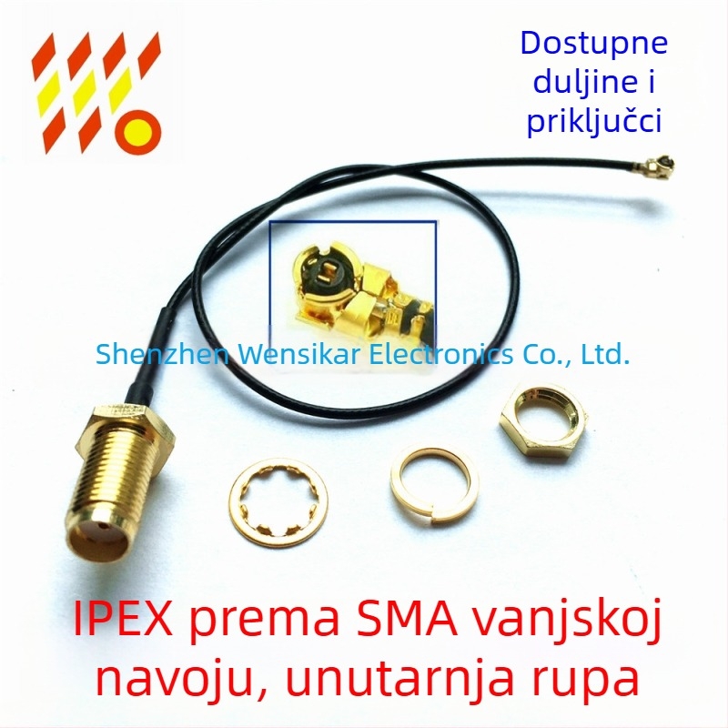 Omnidirekcijska antena 2.4G sa SMA konektorom (2400–2500 MHz, 3 dBi, 50 Ω, SWR ≤ 1.5)