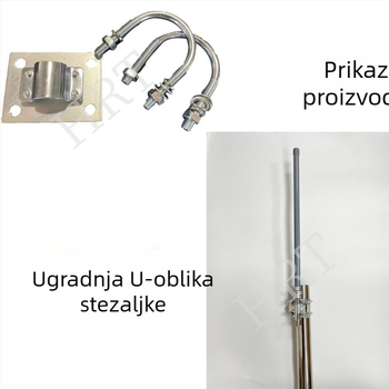 Huarongtong 50 Ω omnidirekcijska antenska vlakna stakla, 150 MHz, 3 dBi, SWR ≤ 1.5