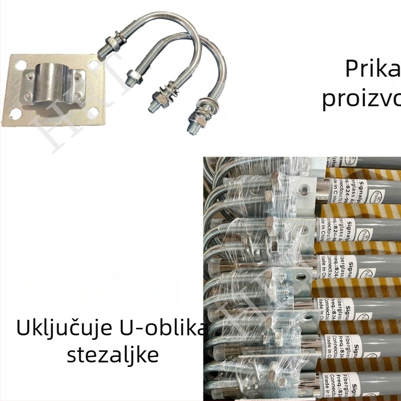 Huarongtong 50 Ω omnidirekcijska antenska vlakna stakla, 150 MHz, 3 dBi, SWR ≤ 1.5