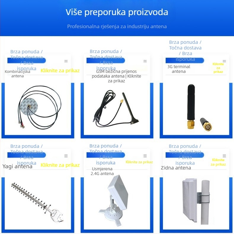 5,8 GHz FPV antena za dron, visok dobitak, lollipop stil, prijenos videa