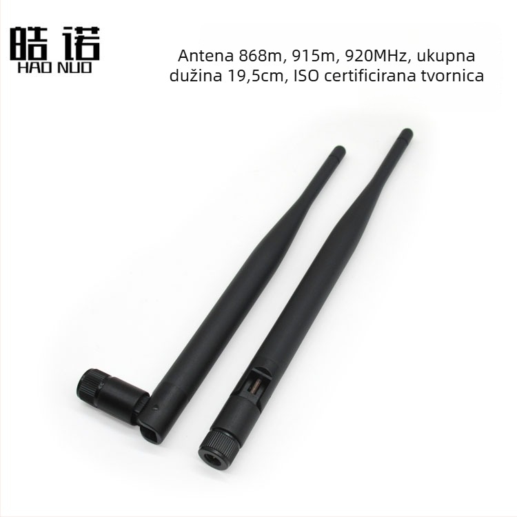 868/900/915/920 MHz modul antena s SMA sučeljem, sklopiva, omnidirekcijska, dobitak 6 dBi, impedancija 50 Ω, SWR ≤ 2